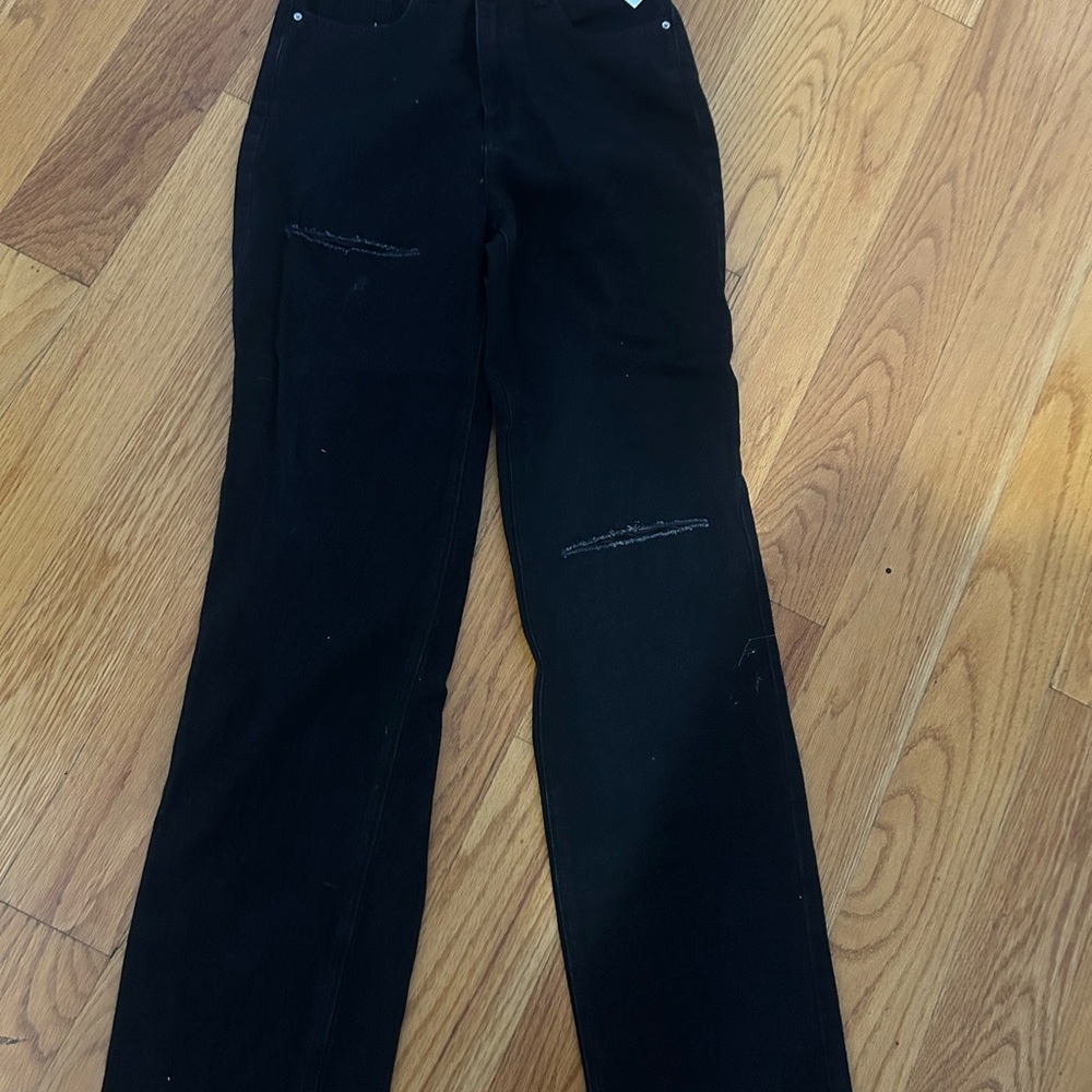 PacSun Black Straight Leg Jeans